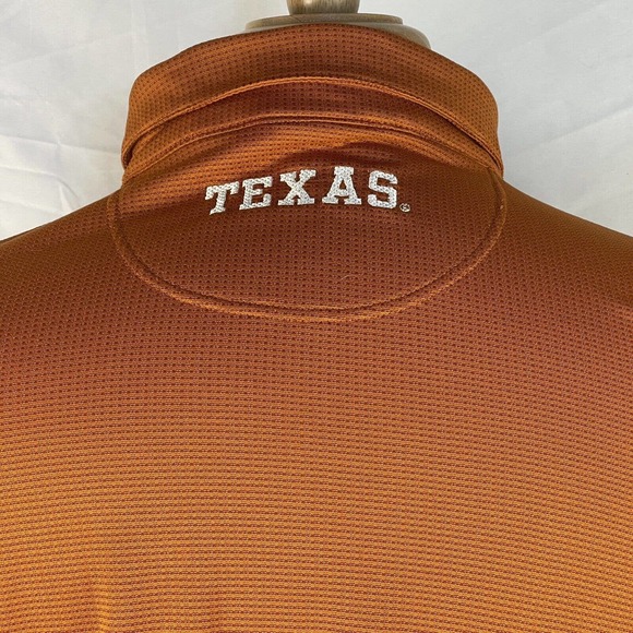 Nike XXL Authentic Texas Longhorns Team Coaches Polo Shirt Hook Em Dri Fit -Mens - Picture 7 of 14